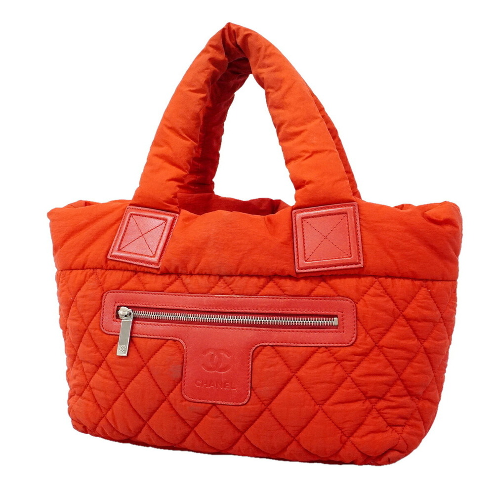 Chanel Coco Cocoon Nylon Tote Bag, Red P3459656